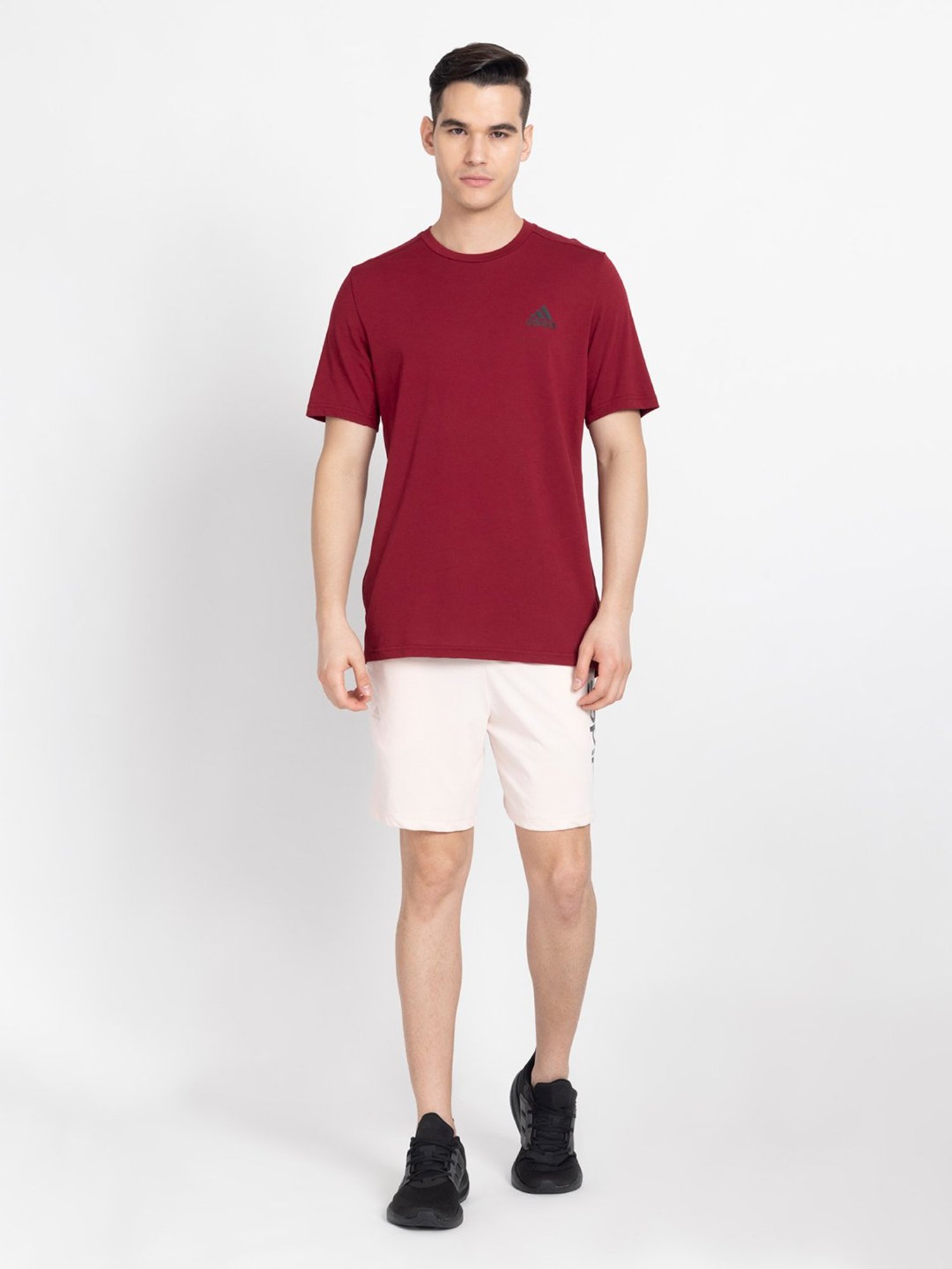 Reebok Black Regular Fit Sports Shorts