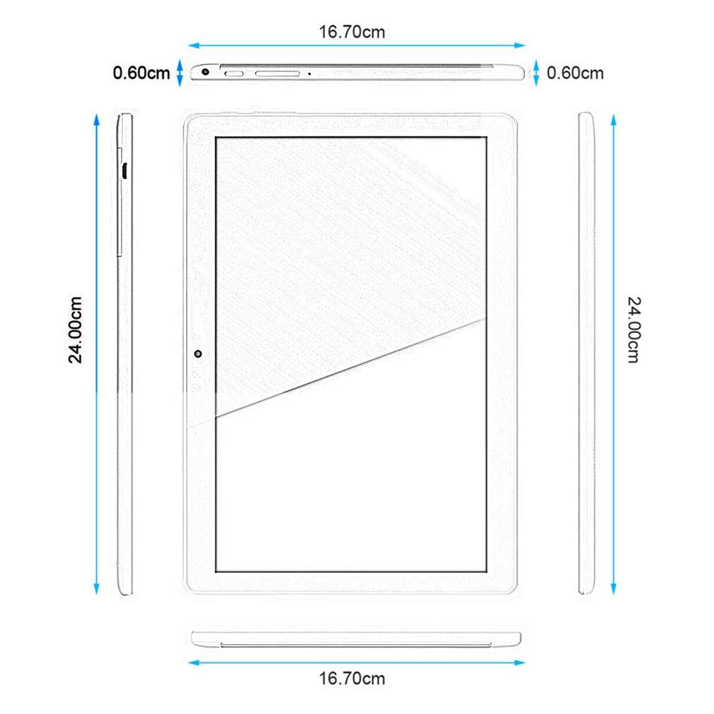 NOOMAI 10.1 inch 3G 2MP+5MP Camera 5000mah Tablet Bluetooth 4.0 With EU Plug