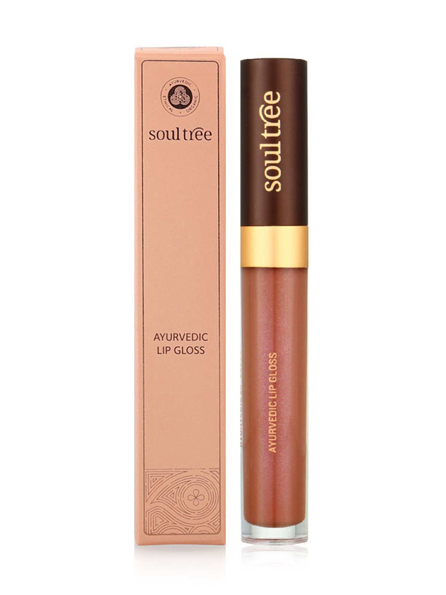 SoulTree Ayurvedic Lip Gloss - Sunshine - 5 gm | Organic Lip Gloss