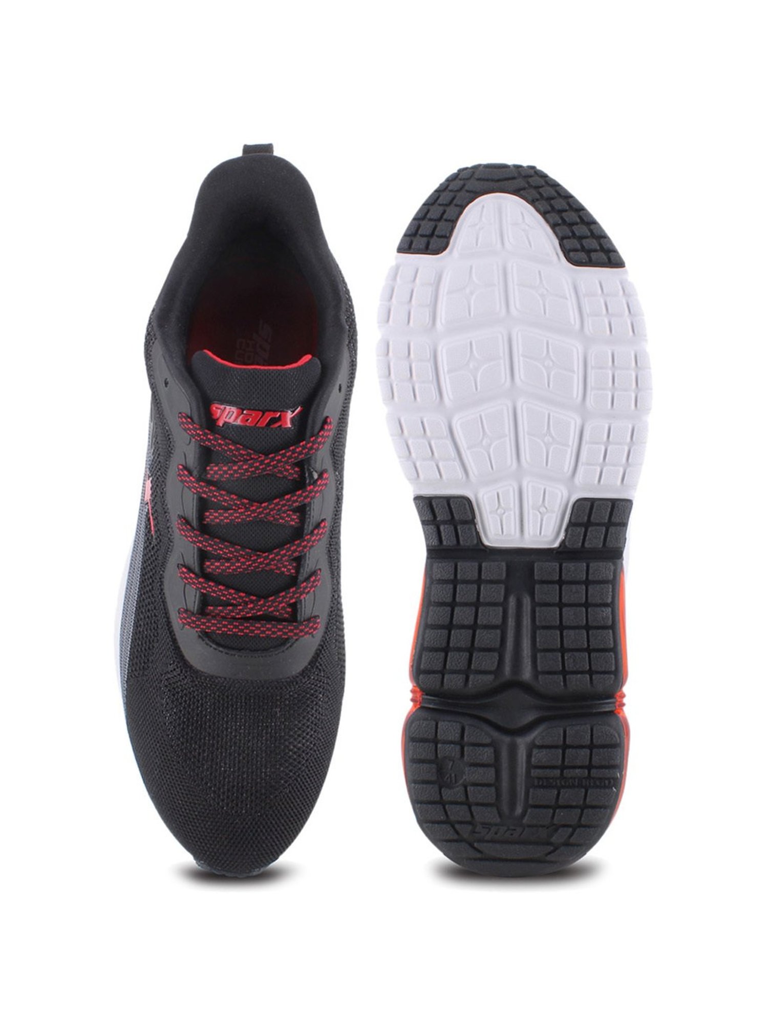 Sparx Men's Black Running Shoes