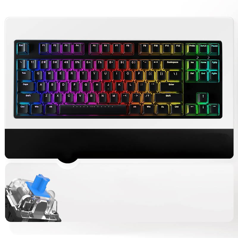 iKBC  F410 108-key RGB Backlit  Cherry MX Switch Mechanical Gaming Keyboard, N-key Rollover, PBT Keycaps