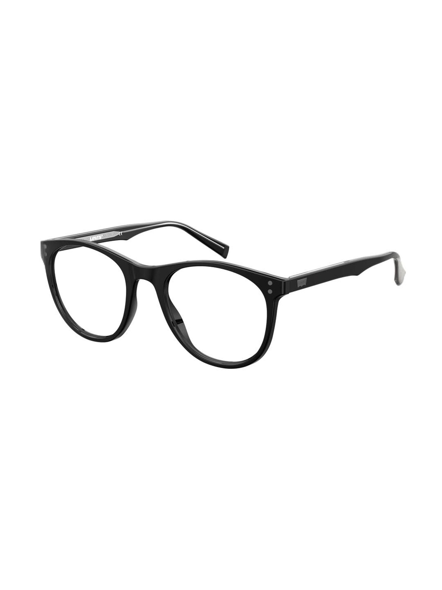Levi's Black Oval Eye Frames for Men