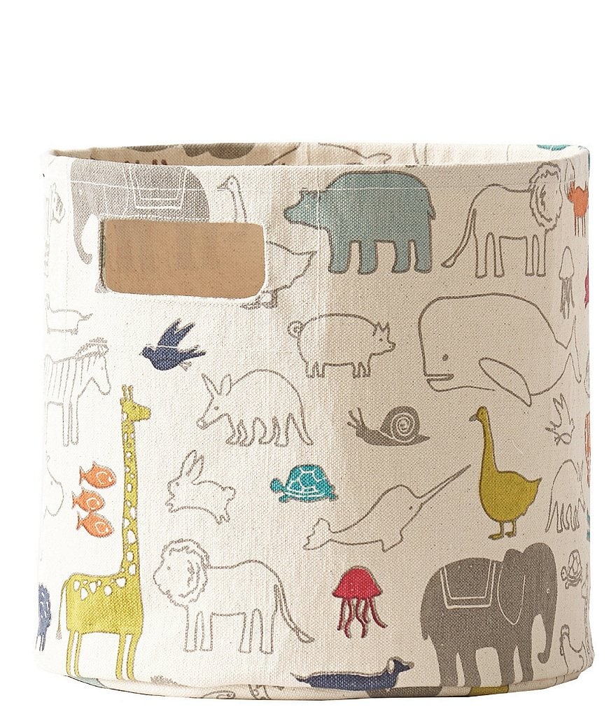 Pehr Noah's Ark Pint Size Printed Pint Storage Bin