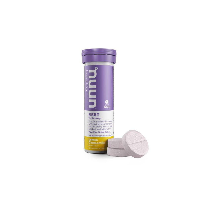 nuun Hydration Rest for Recovery Drink Tabs - Lemon Chamomile - 10ct