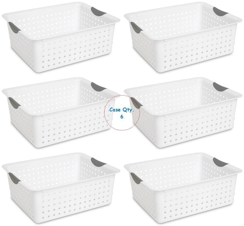 Sterilite Basket Ultra Lg Wht 2194-2164