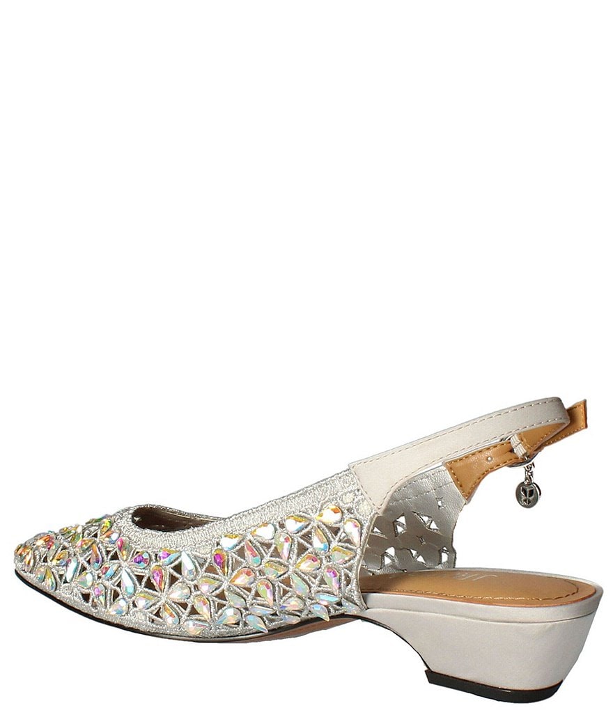 Trotters Kari Pearlized Leather Block-Heel Pumps