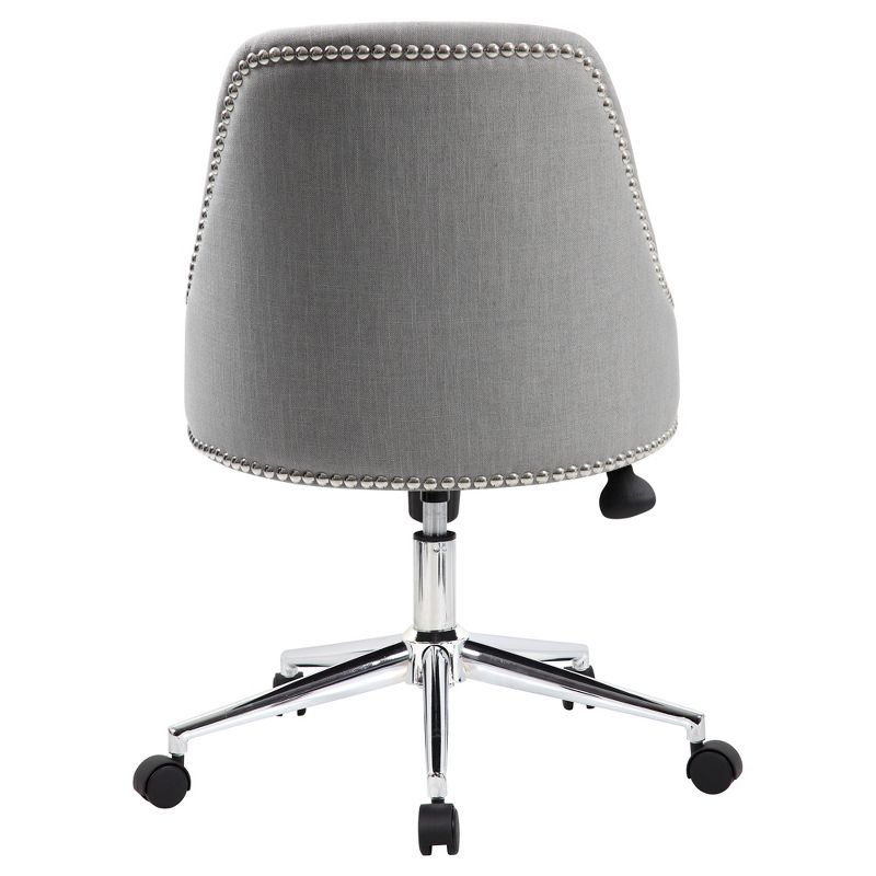 Carnegie Desk Chair Gray - Boss