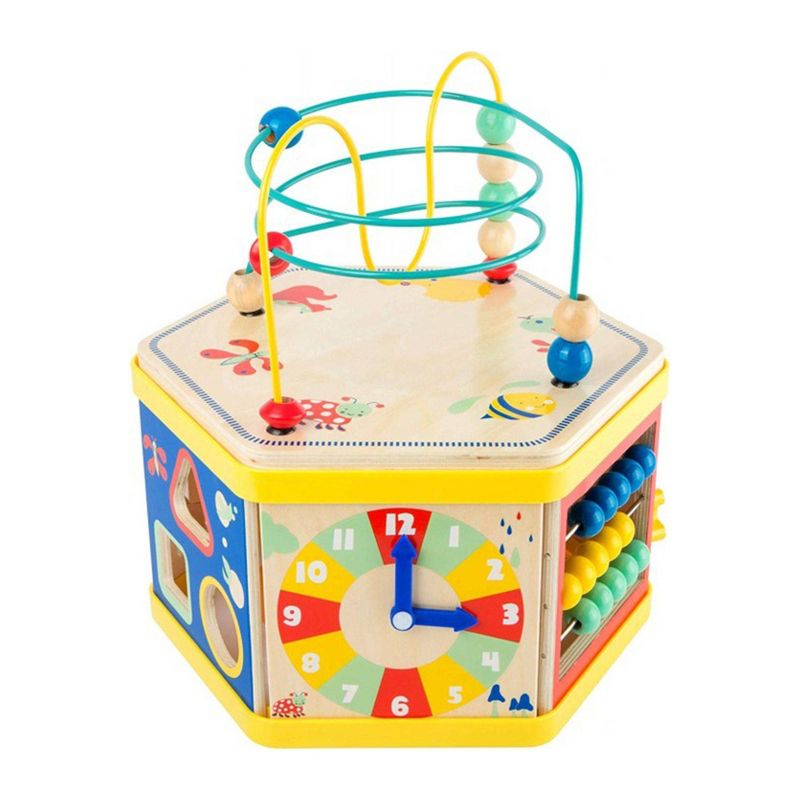 Small Foot Wooden Toys Activity Center 7 In 1 Iconic Motor Skills "Move It!" Playset