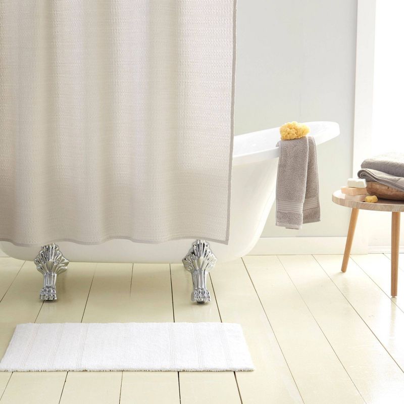 2pc Newton Oasis Bath Mat Set White - Nicole Miller