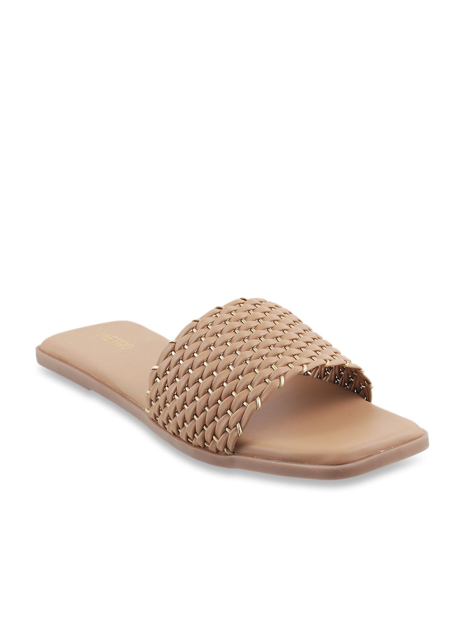 Metro Women's Beige Casual Sandals