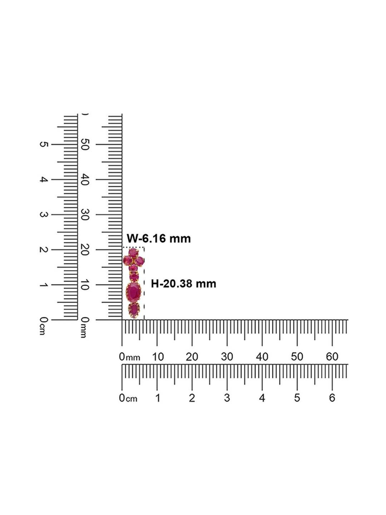 CKC Radiant Elegance: Gold Drop Set with Ruby