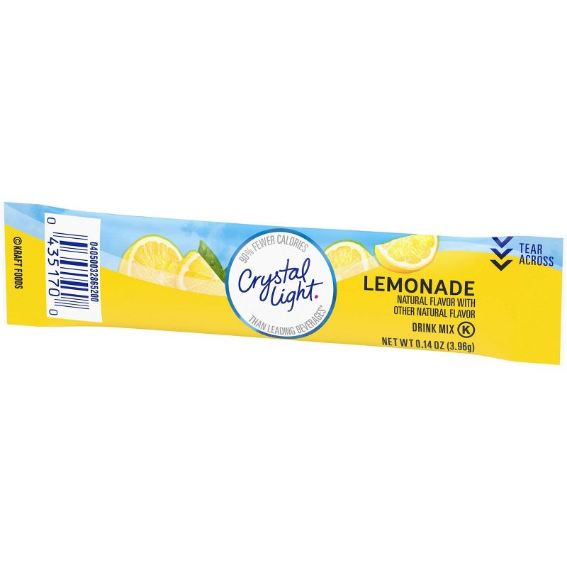 Crystal Light On the Go Natural Lemonade Drink Mix - 10pk/1.4oz