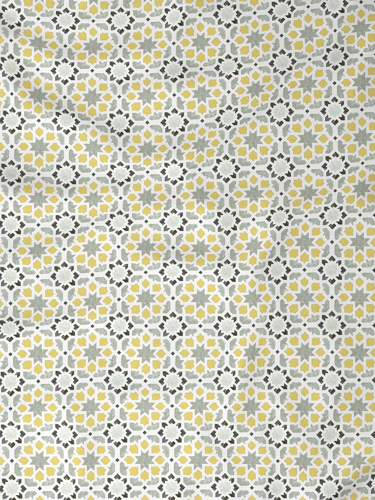 In-House by Maspar Gold 200 TC Cotton Printed Bed Sheet with 2 Pillow Cover