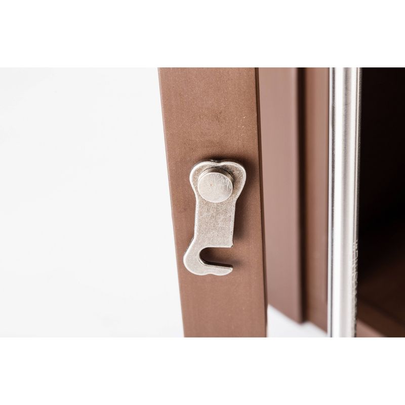 New Age ecoFLEX Habitat 'N' Home Stainless Steel Dog Crate - Brown - Small