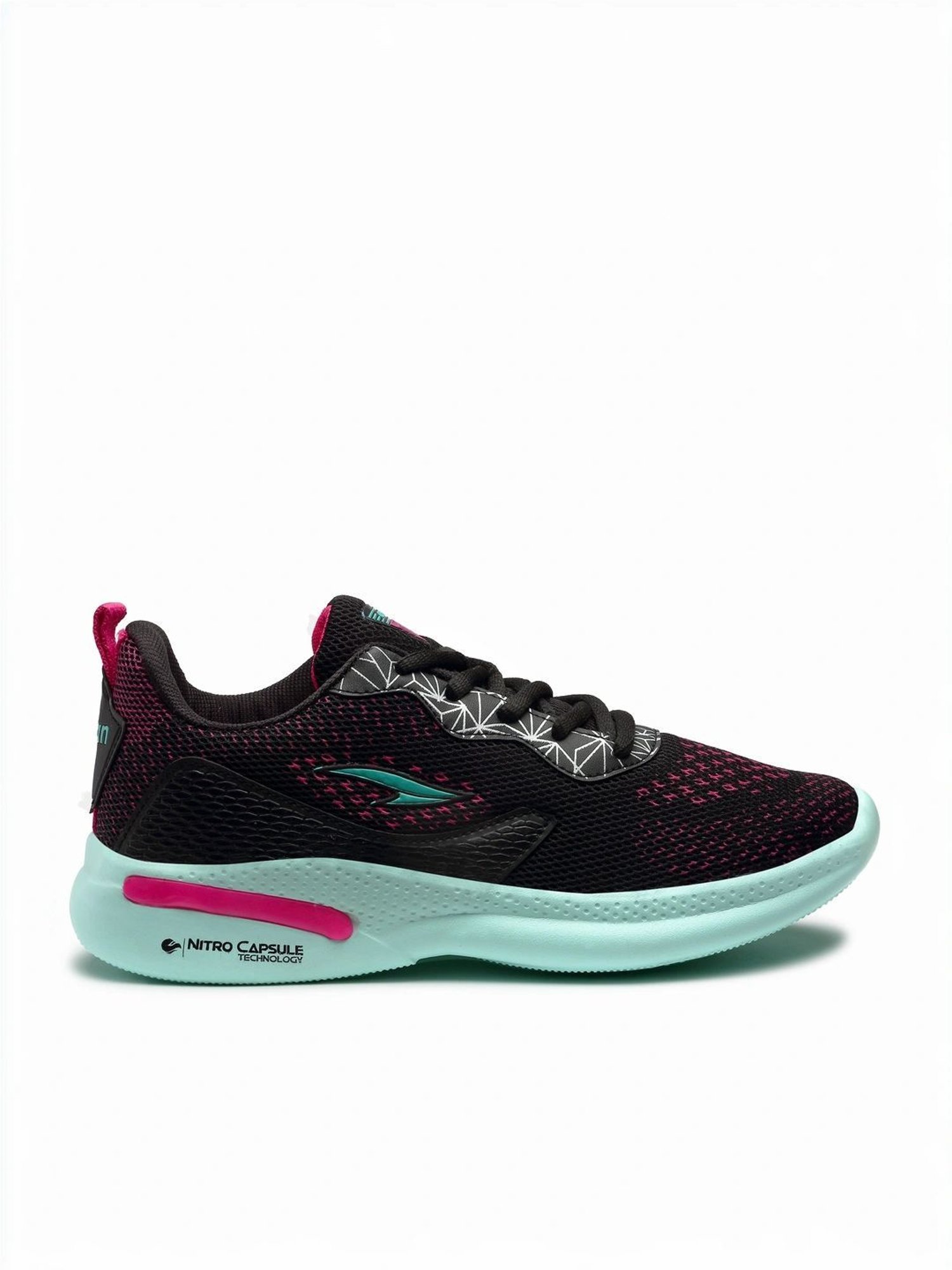 Asian Women's Black Running Shoes