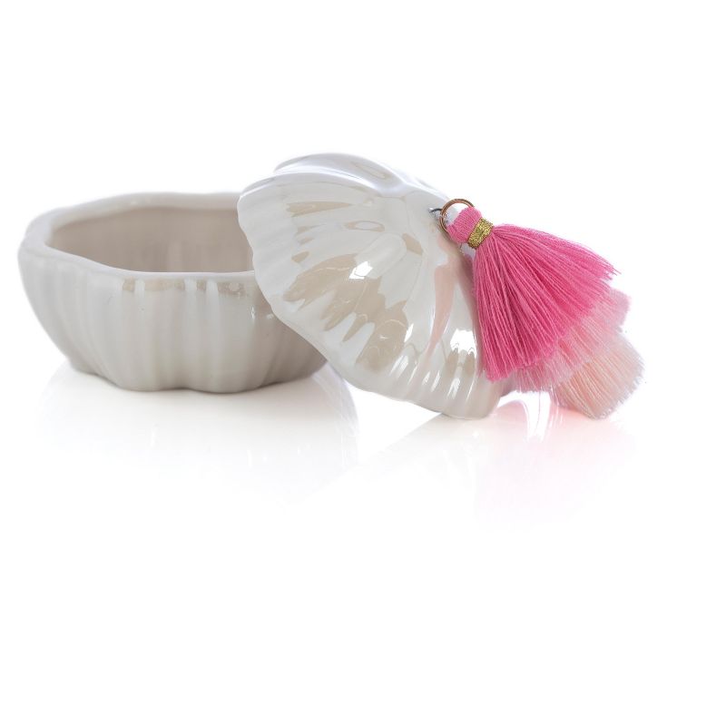 Eden Trinket Jar  - Off-White - Shiraleah