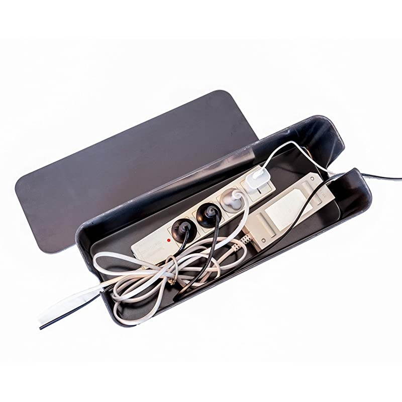 Cable Management Box Cord Wire Router and Power Strip Case for Safety and Organization Made of Renewable Natural Materials Stylish Decorative Design Blends with Home and Office Decor