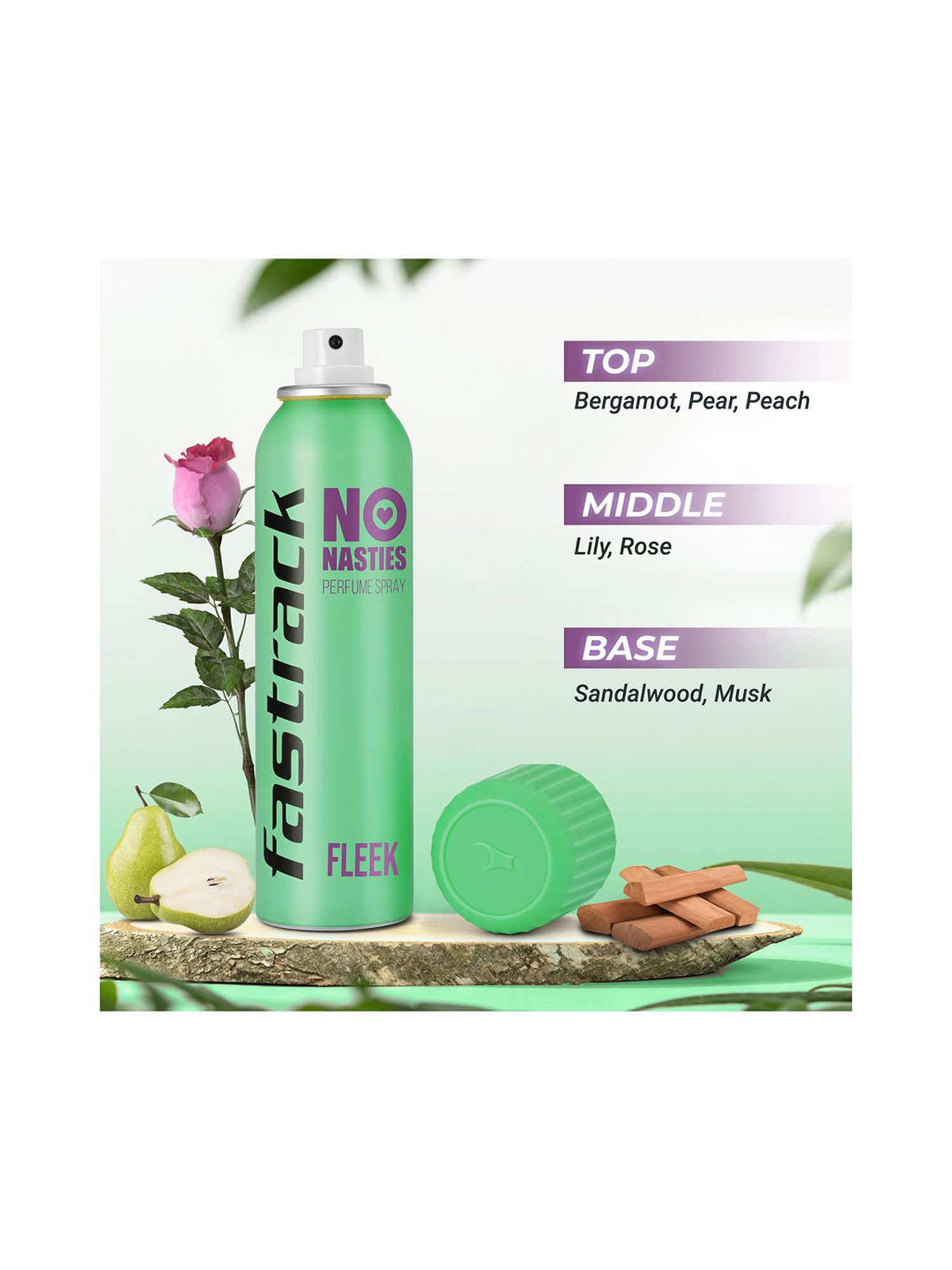 Fastrack No Nasties Fleek And Snacc Perfume Spray - Pack of 2