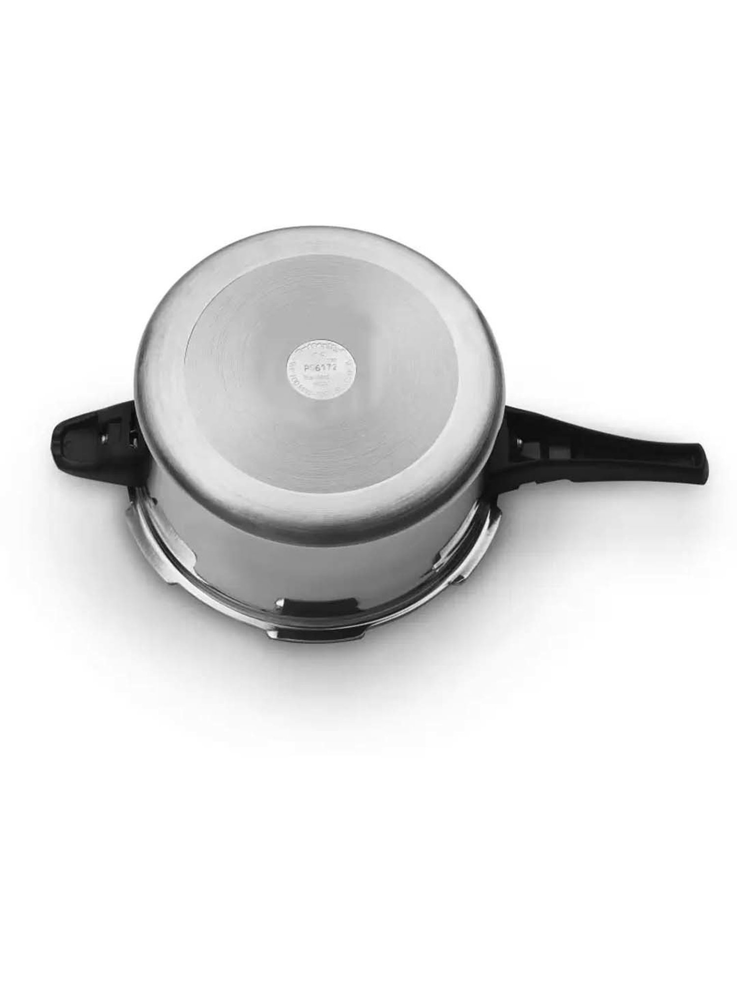 Borosil Silver Aluminium Pressure Cooker (5 L)