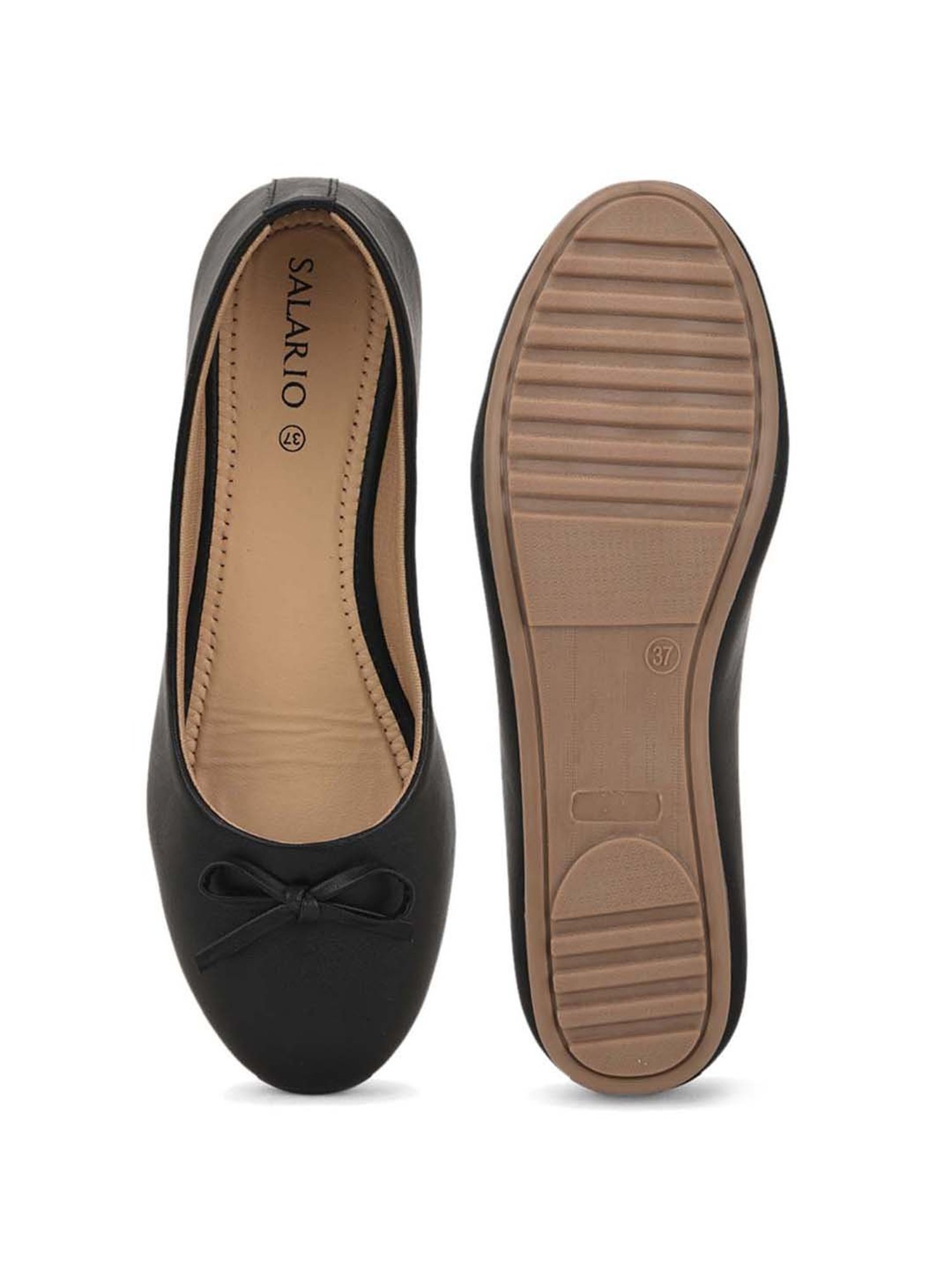 Salario Women's Black Flat Ballets