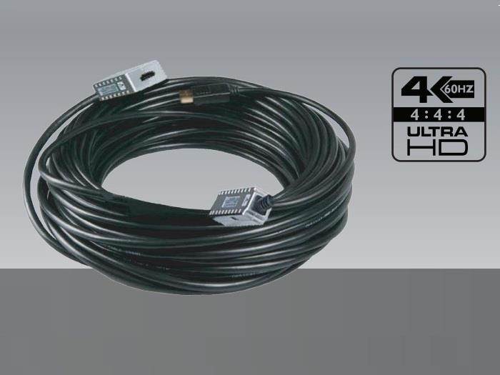 Avenview FO-HDM4K-20-MM 4K HDMI 2.0 Extender (Transmitter/Receiver)Set over Fiber Optic Cable/20m