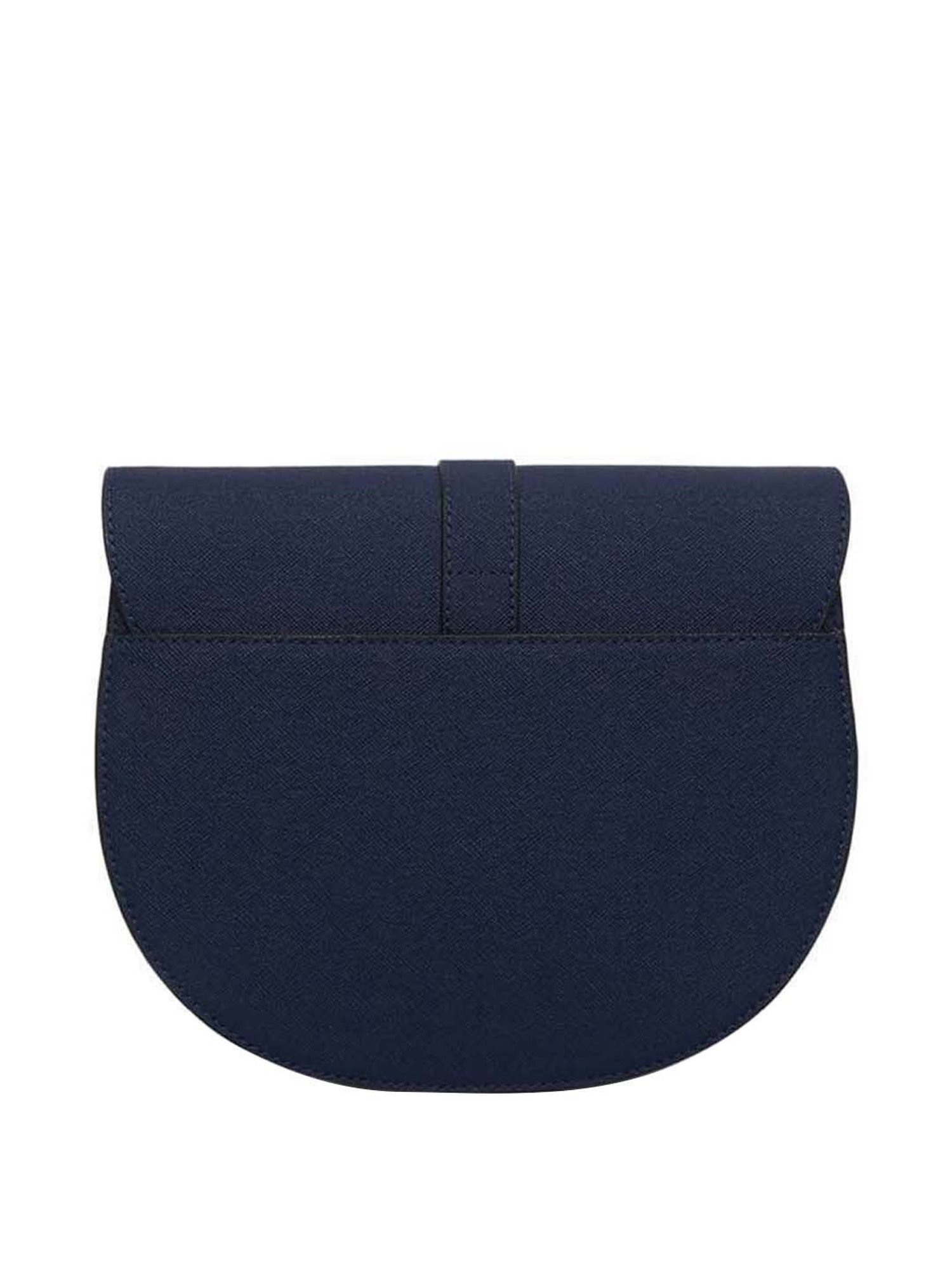 KLEIO Blue Solid Medium Shoulder Bag