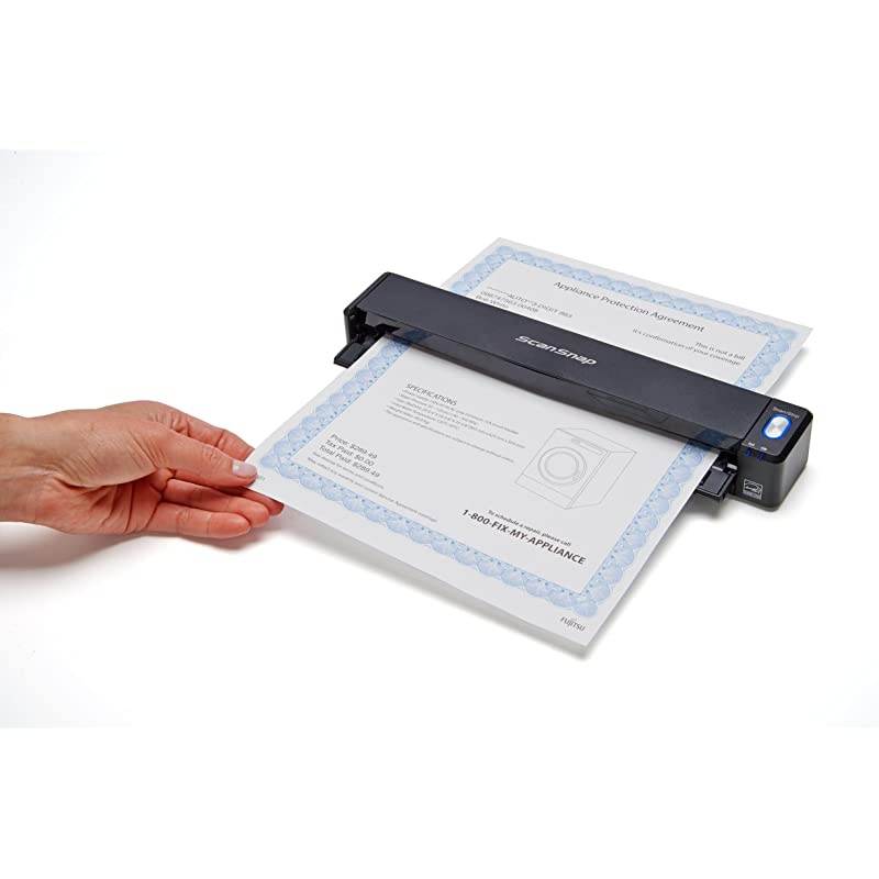 PA03688B005 ScanSnap iX100 Wireless Mobile Scanner for Mac and PCBlack