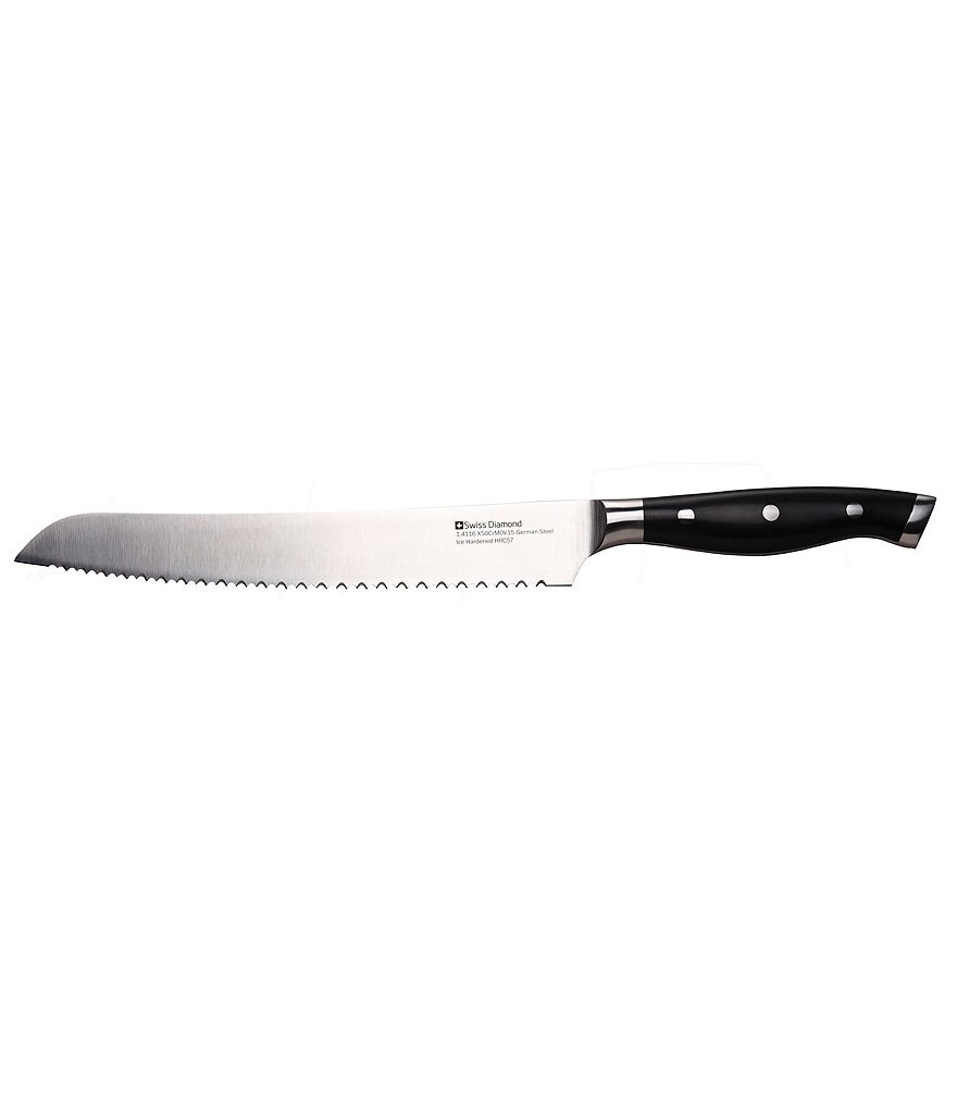 Swiss Diamond Swiss 8.5#double; Serrated Bread Knife