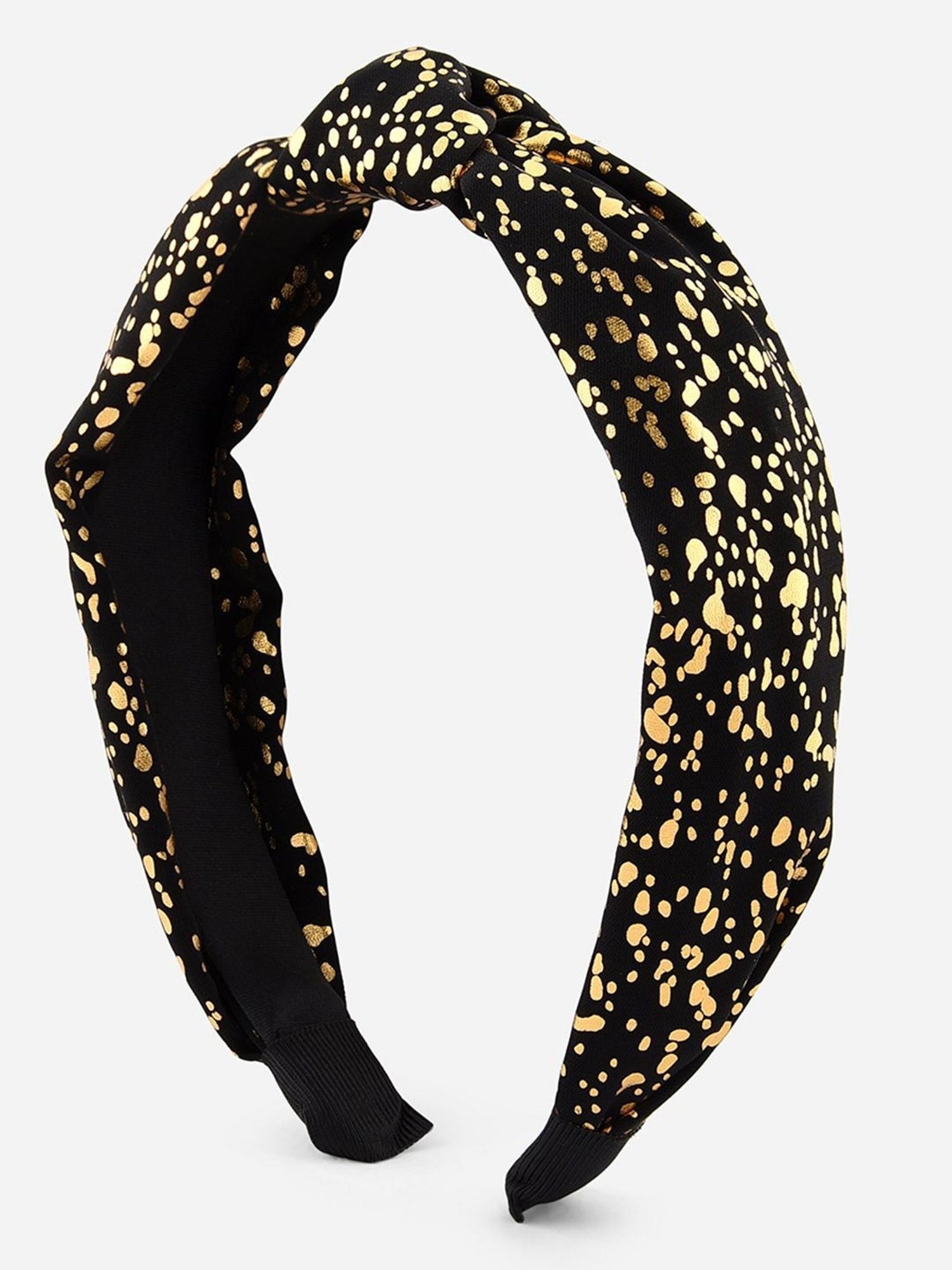 Toniq Black Printed Hair Band