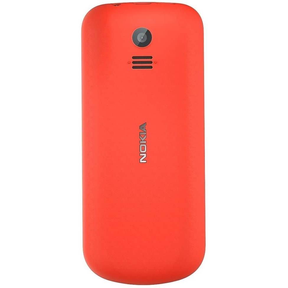 Nokia 130 (2017) Dual-Sim 4MB (GSM only | No CDMA) Factory Unlocked 2G GSM Cell Phone (Red) - International Version