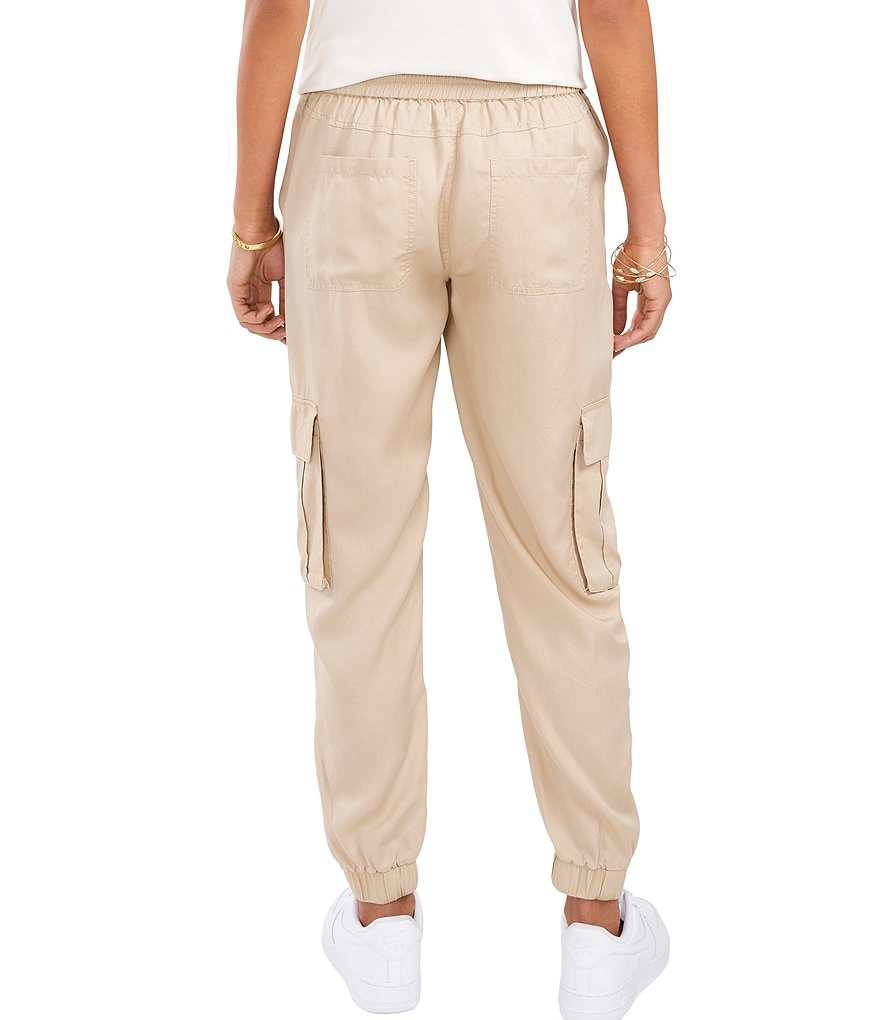 Vince Camuto Tencel Cargo Pocket Mid Rise Ankle Pants