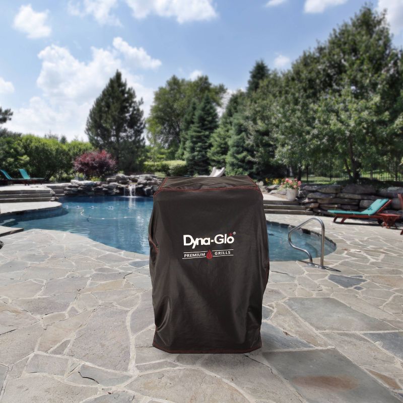 Premium Vertical Smoker Cover Black - Dyna-Glo