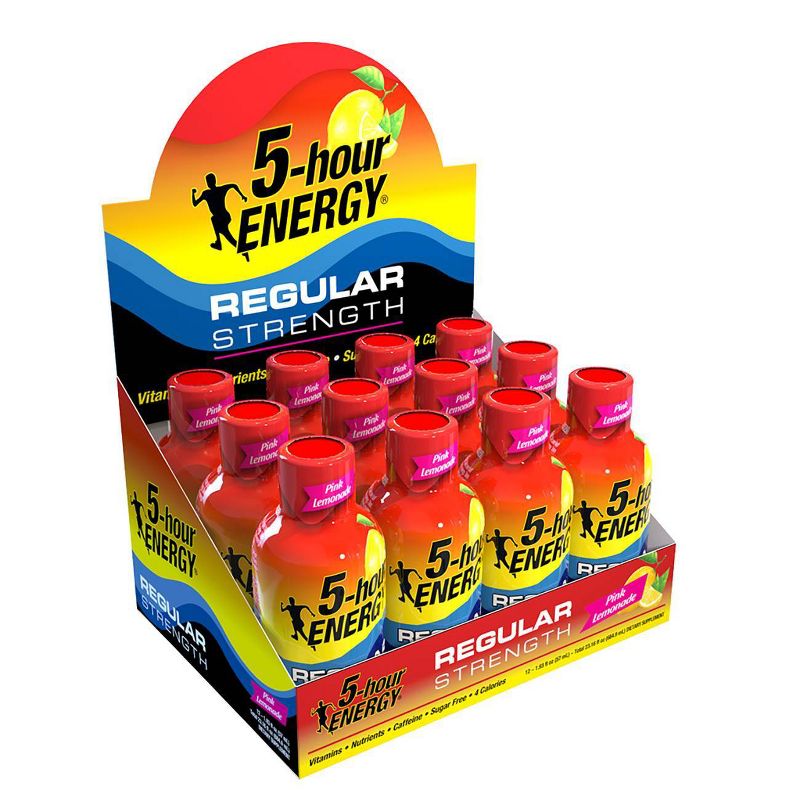 5 Hour Energy Shot - Pink Lemonade - 12ct