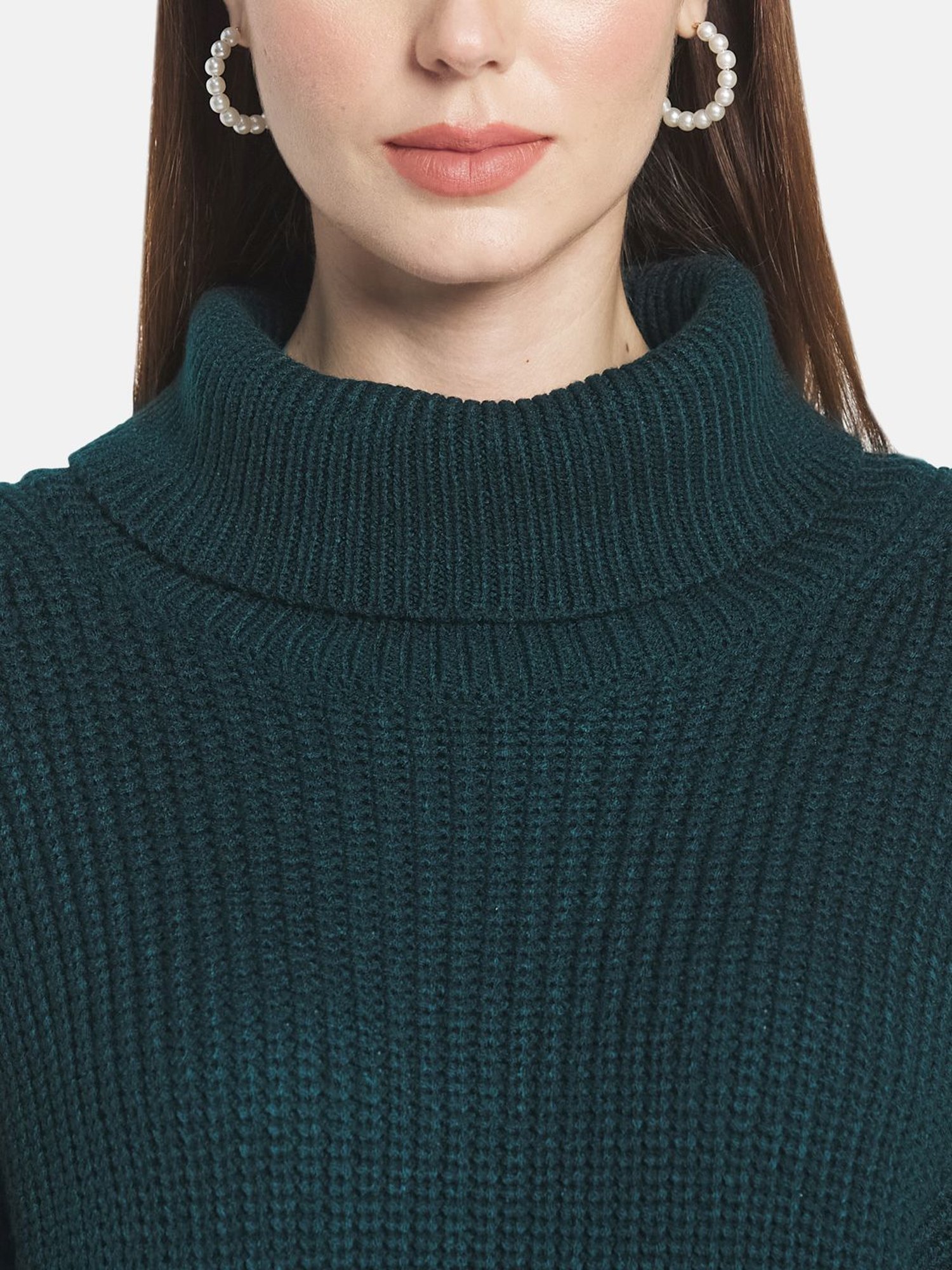 METTLE Green Regular Fit Pullover