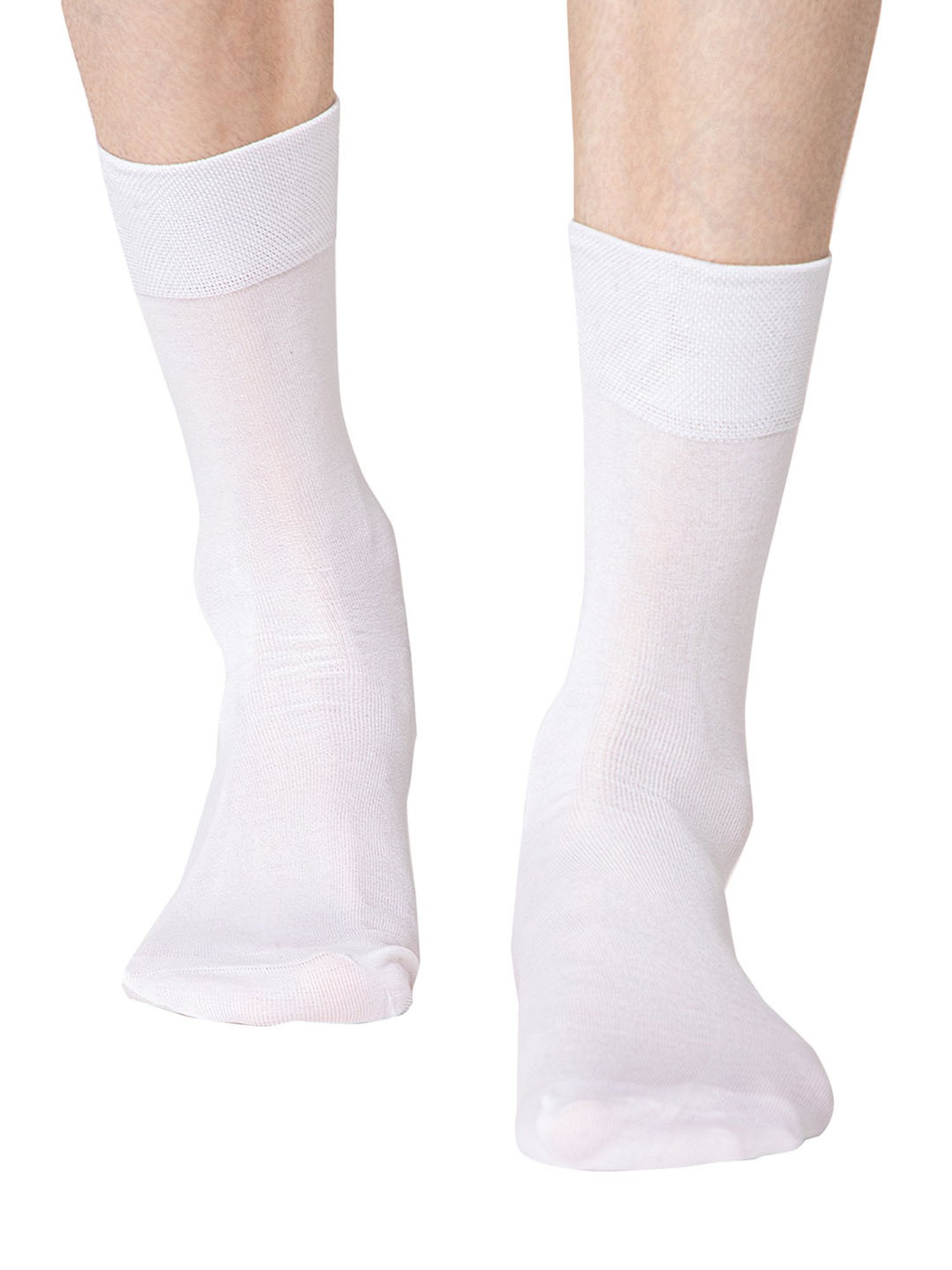 Bodycare Navy & White Regular Fit Socks - Pack of 2