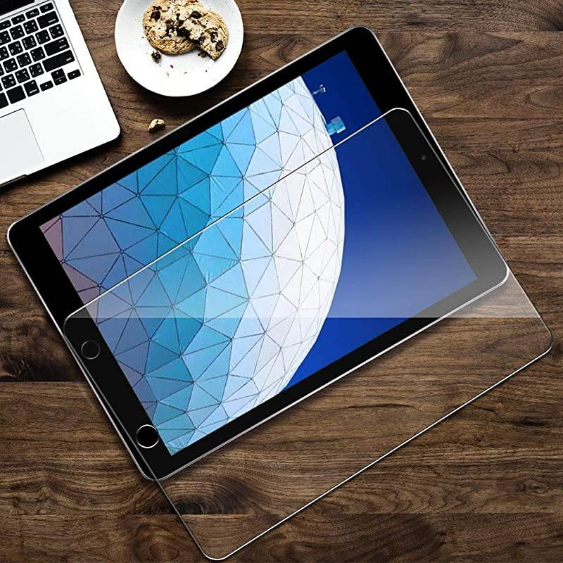 2 PACK  Screen Protector Compatible with iPad Air inch 105 2019 iPad Pro inch 105 iPad Air 3 Tempered Glass Bubble Free Case Friendly