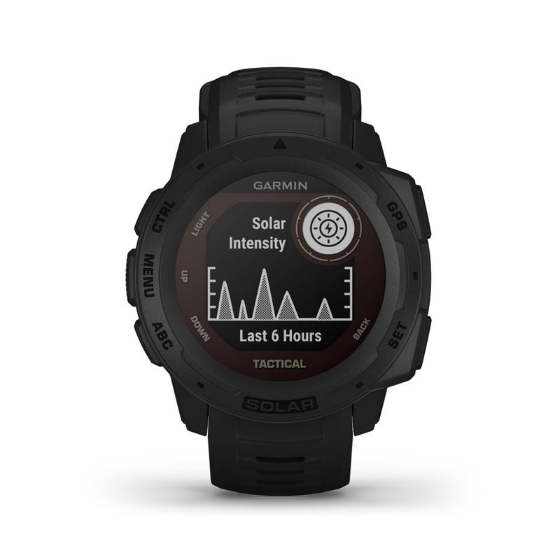Garmin Instinct Solar Tactical Black Rugged GPS Smartwatch with Solar Charging