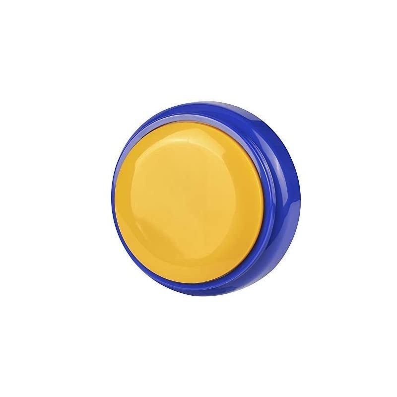 30S Voice Recorder Talking Button Yellow and Blue