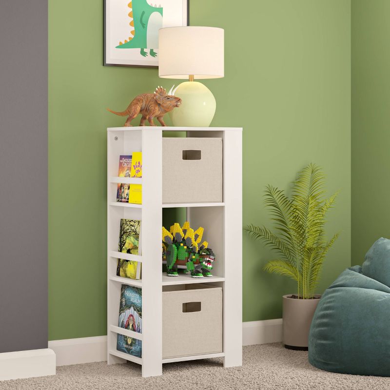 Book Nook Kids' Cubby Storage Tower with Bookshelves - RiverRidge