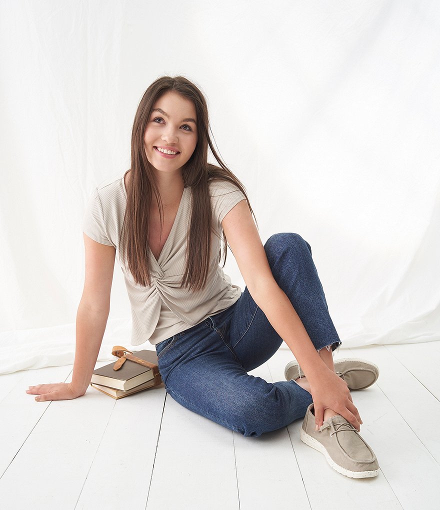 Hey Dude Women's Wendy Canvas Washable Slip-Ons