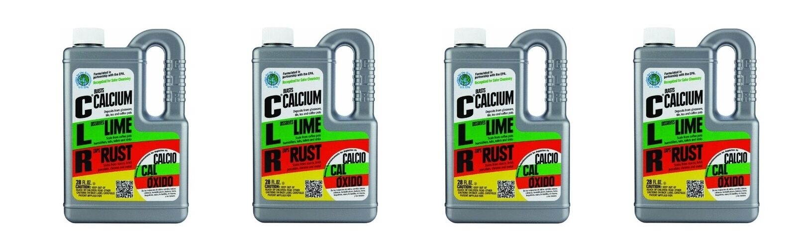 Calcium, Lime, and Rust RemoveruBESTS, 4Pack of 28 oz