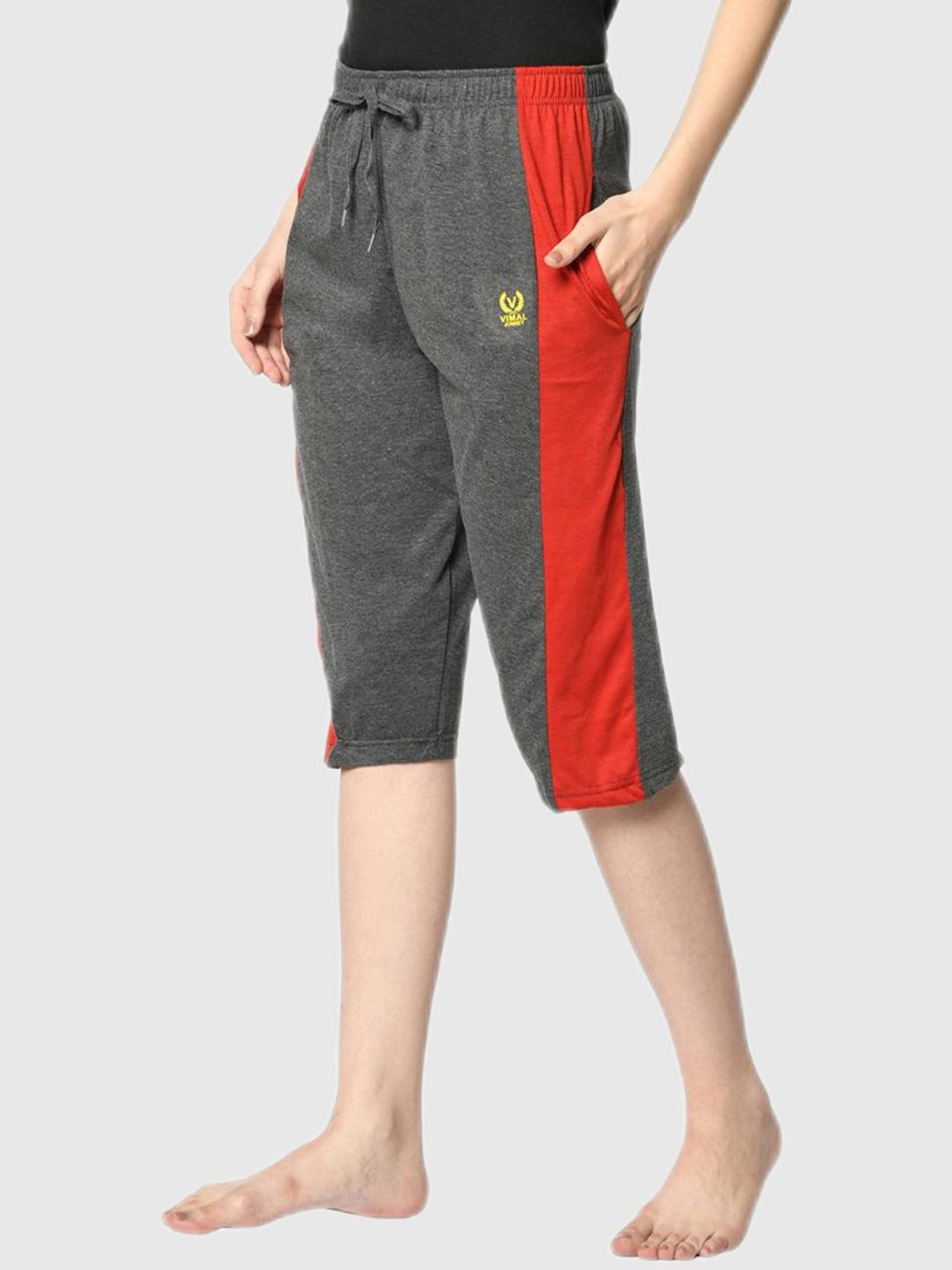 KENDALL + KYLIE Black High Rise Capris