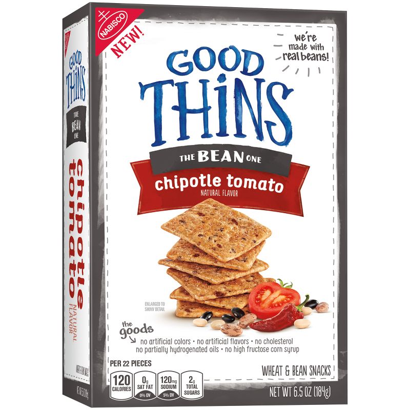 Good Thins The Bean One Chipotle Tomato Snacks - 6.5oz