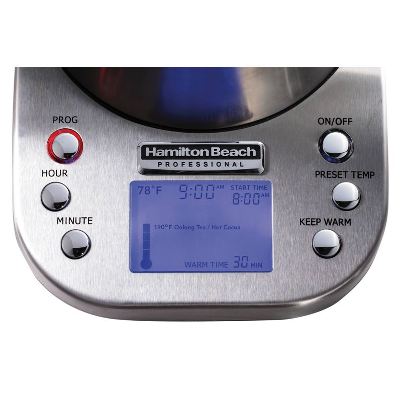 MegaChef 1.7L Electric Tea Kettle - Silver