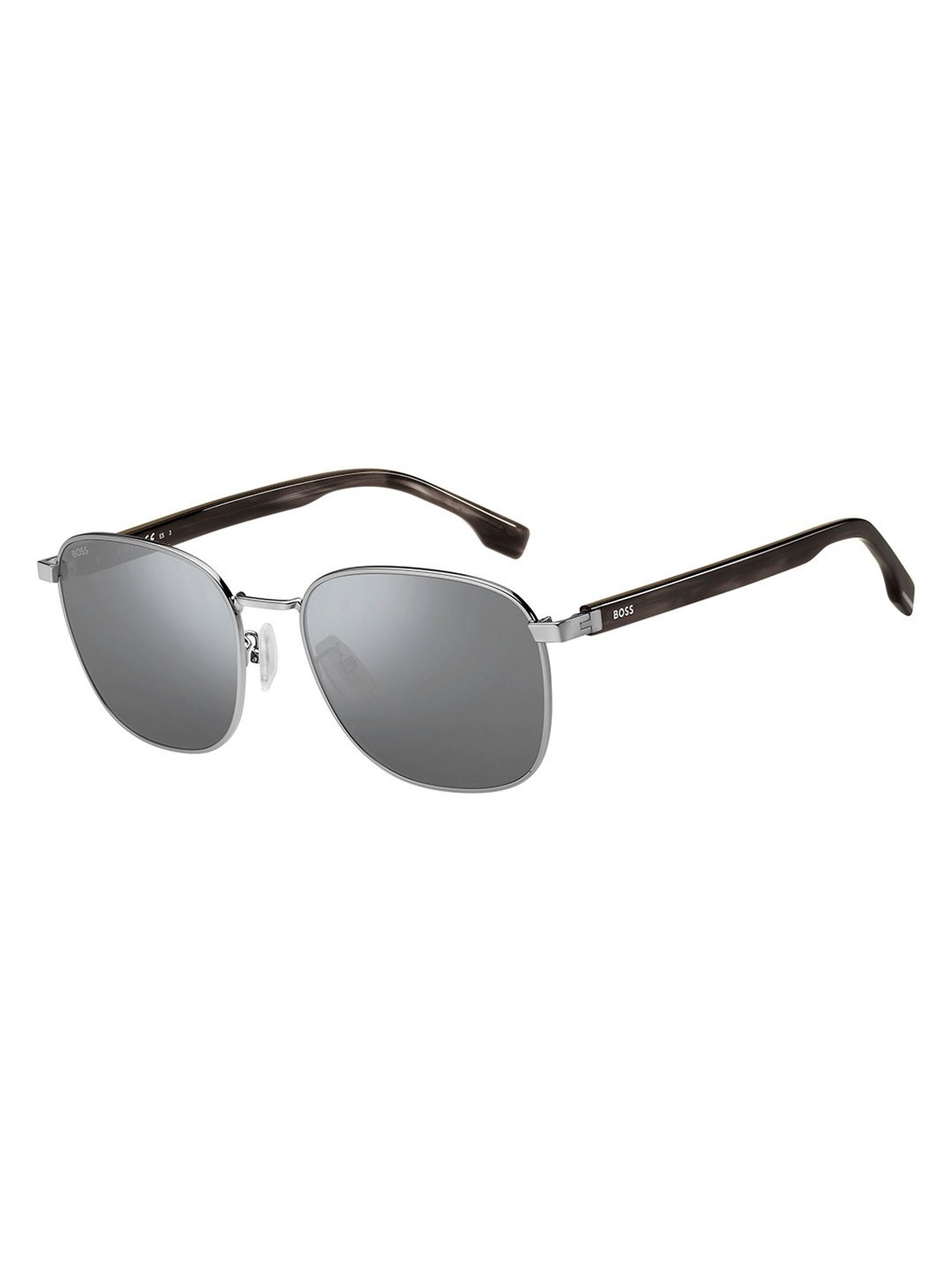 Hugo Boss Silver Square Sunglasses for Men