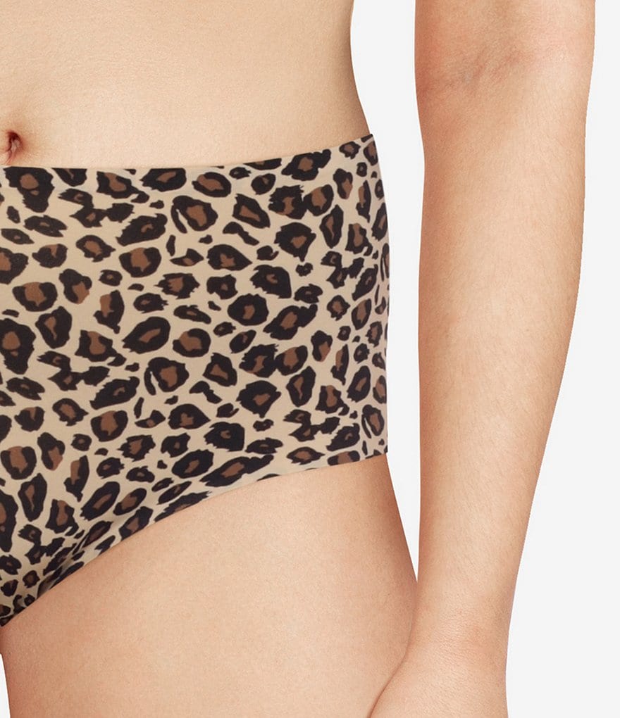Chantelle Leopard Print Soft Stretch High Waist Brief Panty