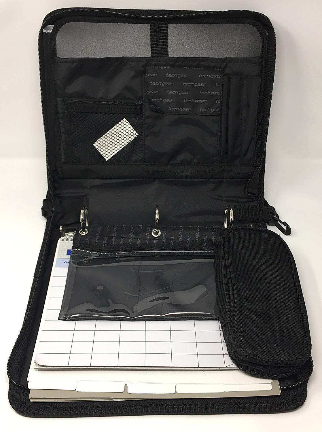 Tech Gear Mega Filled Binder, Plaid Scotty