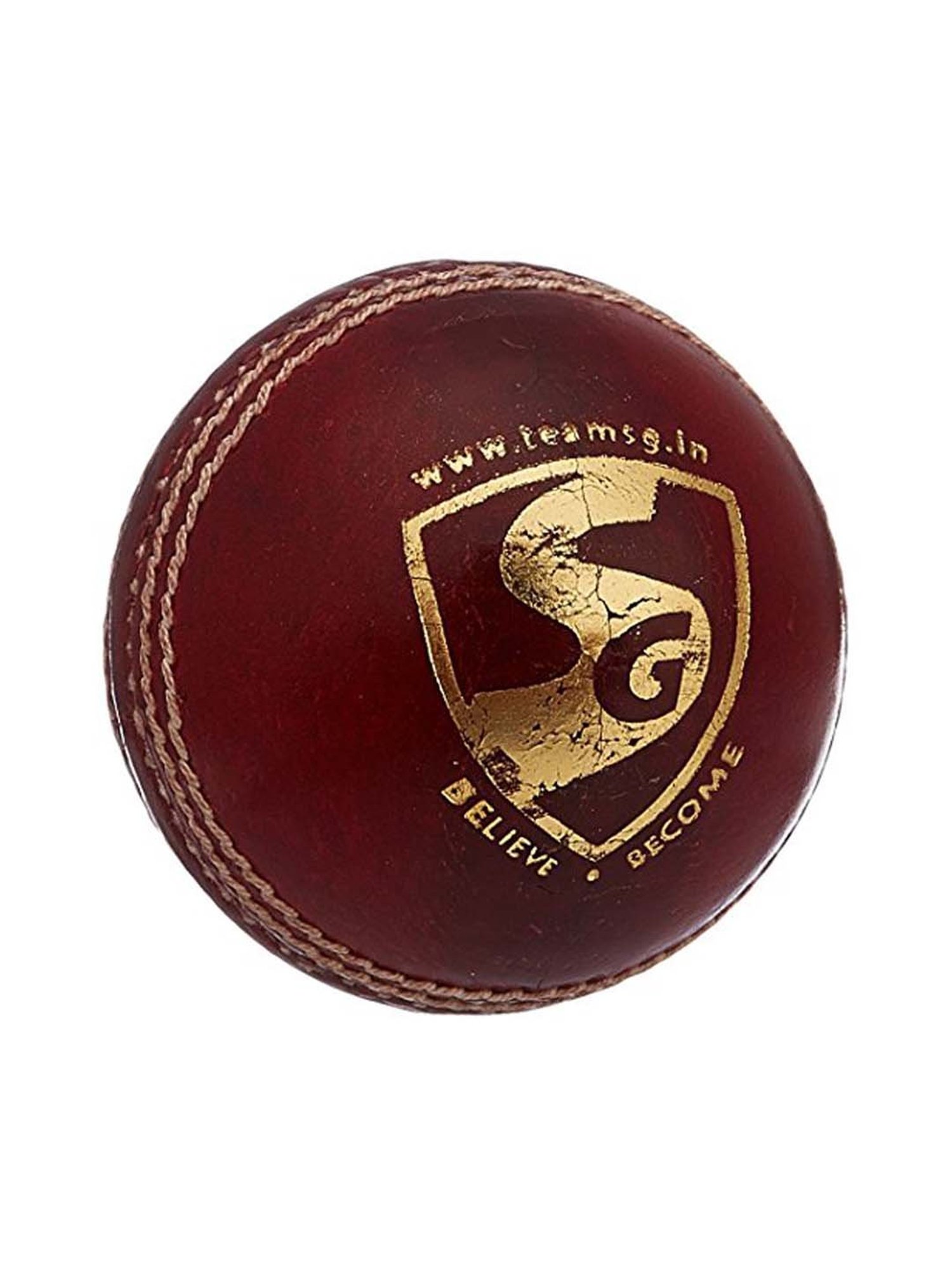 SG Red Bouncer Leather Ball (L)
