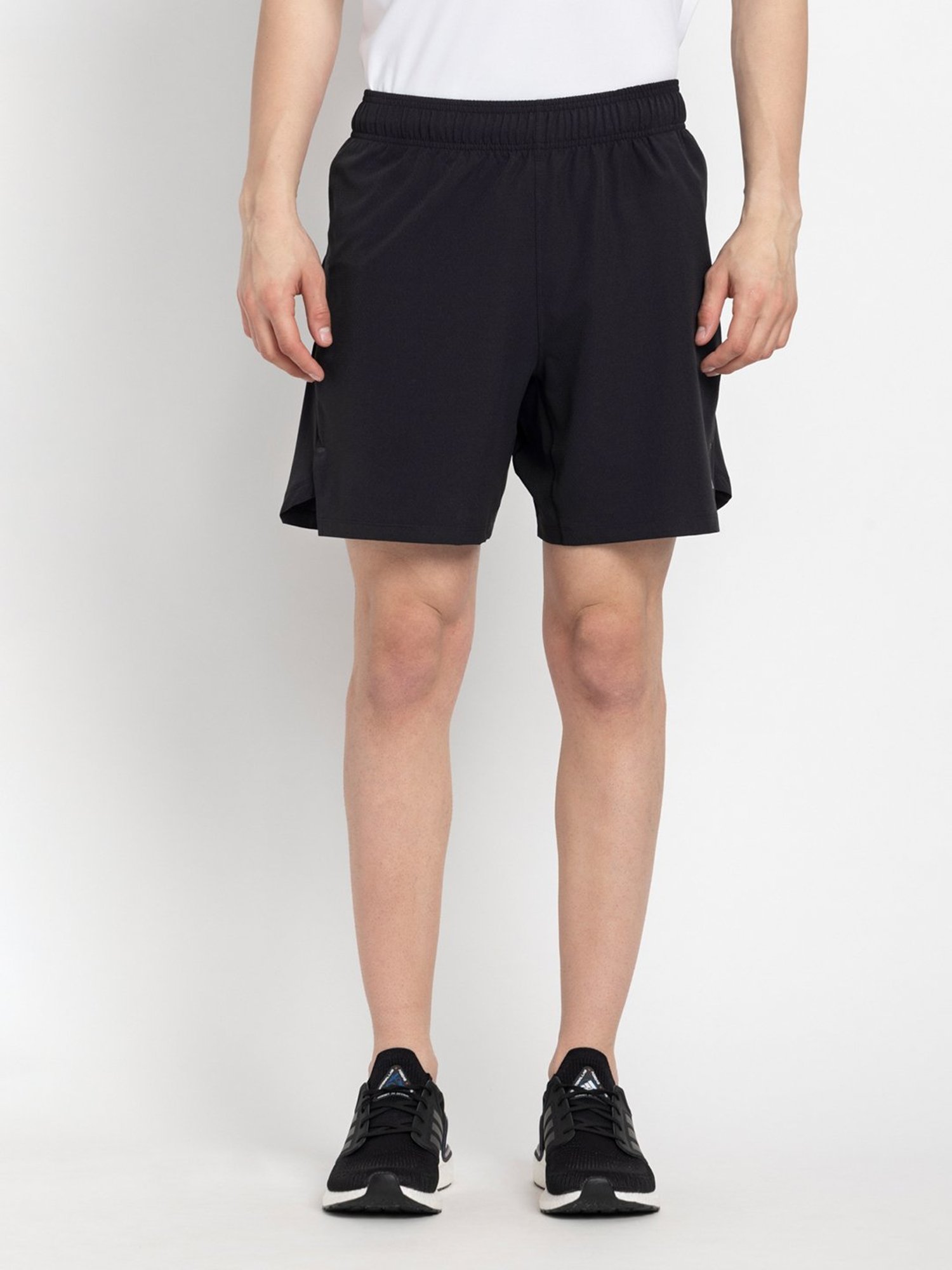 Reebok Black Regular Fit Sports Shorts