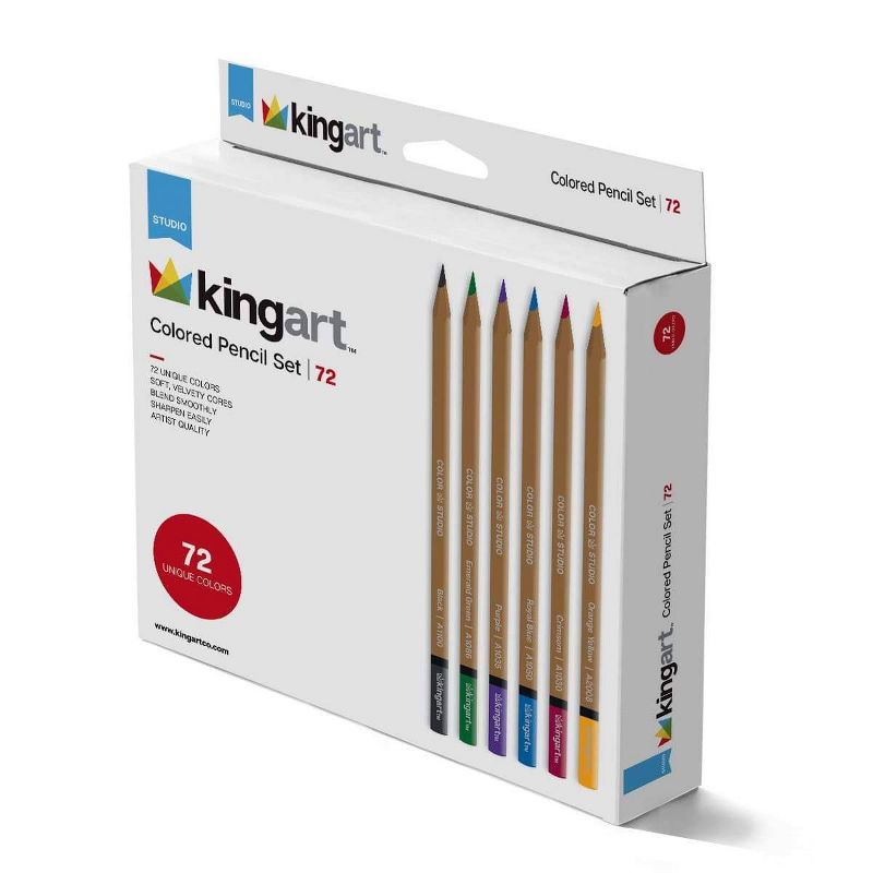 72pc Studio Colored Pencil Set - Kingart